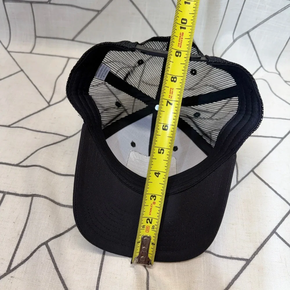 Jack Daniels Trucker Hat OS Black Old No. 7 Field Tester‎ Mesh Snapback Cap